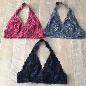 Intimately Free by Free People Galoon bralettes